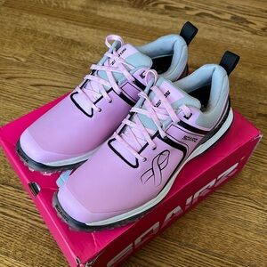 NEW Sqairz Men's golf shoes freedom pink